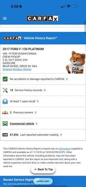 2017 Ford F-150 Platinum