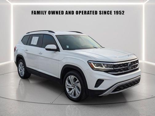 Pure White 2023 Volkswagen Atlas 3.6L SE w/Technology