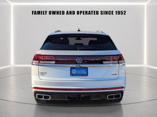 Opal White 2025 Volkswagen Atlas Cross Sport 2.0T SEL Premium