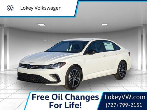 Opal White Pearl 2026 Volkswagen Jetta 1.4T S Sedan