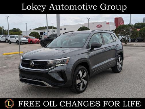 Platinum Gray Metallic 2024 Volkswagen Taos 1.5T S