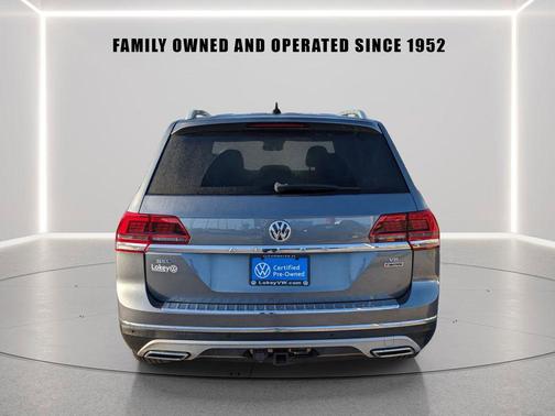 Platinum Gray Metallic 2019 Volkswagen Atlas 3.6L SEL Premium