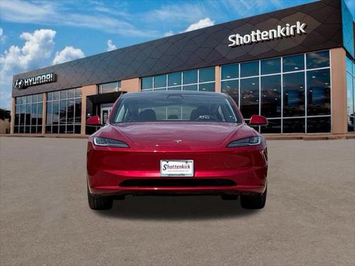 Ultra Red 2025 Tesla Model 3 Long Range