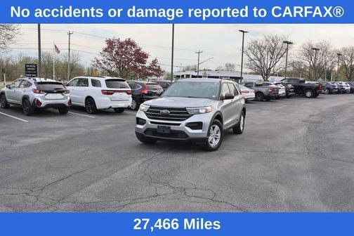 Silver Metallic 2022 Ford Explorer XLT
