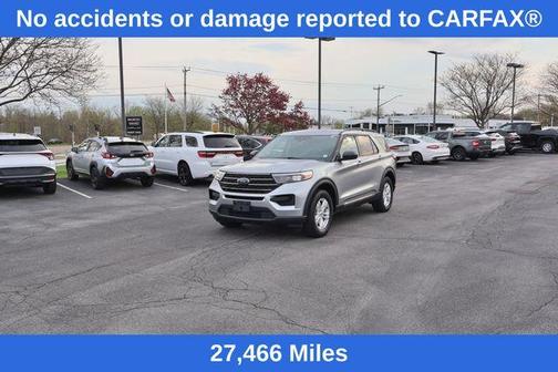 Silver Metallic 2022 Ford Explorer XLT