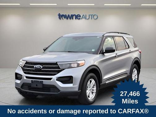 Silver Metallic 2022 Ford Explorer XLT
