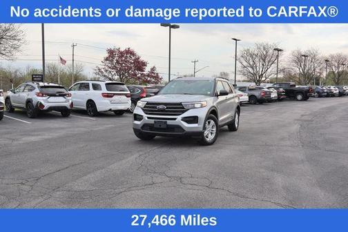 Silver Metallic 2022 Ford Explorer XLT