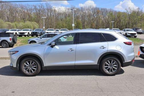 Sonic Silver Metallic 2023 Mazda CX-9 Touring