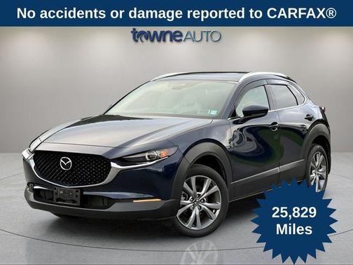 Deep Crystal Blue Mica 2022 Mazda CX-30 Premium Package