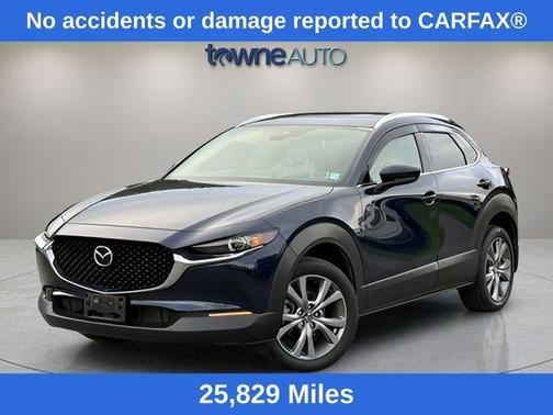 Deep Crystal Blue Mica 2022 Mazda CX-30 Premium Package