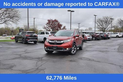 Red 2018 Honda CR-V EX