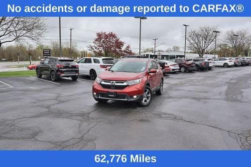 Red 2018 Honda CR-V EX