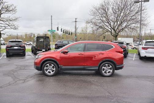 Red 2018 Honda CR-V EX