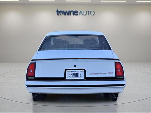 White 1985 Chevrolet Monte Carlo SS