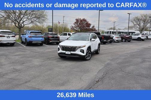 Serenity White Pearl 2023 Hyundai TUCSON Limited