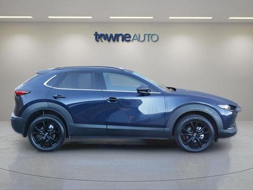 Deep Crystal Blue Mica 2025 Mazda CX-30 2.5 Turbo Premium Plus Package