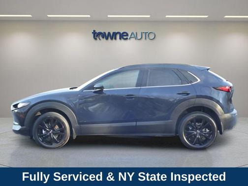 Deep Crystal Blue Mica 2025 Mazda CX-30 2.5 Turbo Premium Plus Package