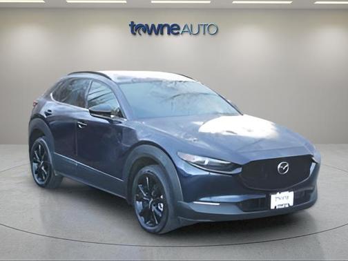 Deep Crystal Blue Mica 2025 Mazda CX-30 2.5 Turbo Premium Plus Package