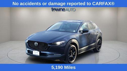 Deep Crystal Blue Mica 2025 Mazda CX-30 2.5 Turbo Premium Plus Package