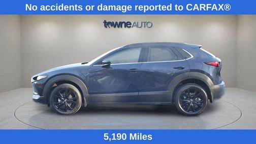 Deep Crystal Blue Mica 2025 Mazda CX-30 2.5 Turbo Premium Plus Package