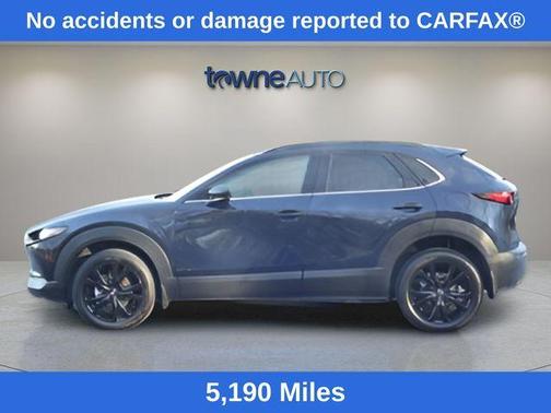 Deep Crystal Blue Mica 2025 Mazda CX-30 2.5 Turbo Premium Plus Package