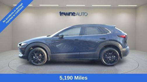 Deep Crystal Blue Mica 2025 Mazda CX-30 2.5 Turbo Premium Plus Package