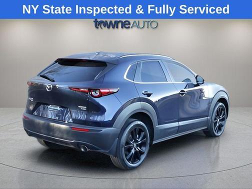 Deep Crystal Blue Mica 2025 Mazda CX-30 2.5 Turbo Premium Plus Package