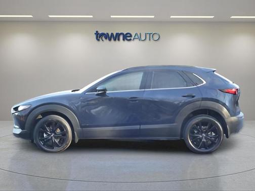 Deep Crystal Blue Mica 2025 Mazda CX-30 2.5 Turbo Premium Plus Package