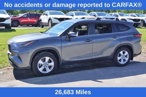 Magnetic Gray Metallic 2023 Toyota Highlander LE