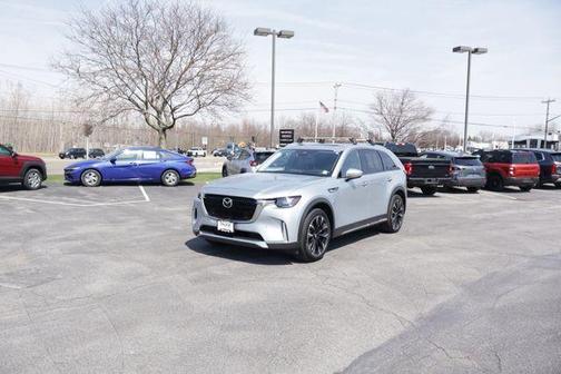 Sonic Silver Metallic 2024 Mazda CX-90 PHEV Premium