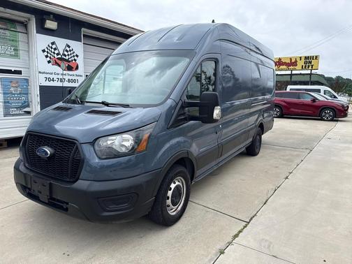 Blue Jeans Metallic 2021 Ford Transit-250 Base