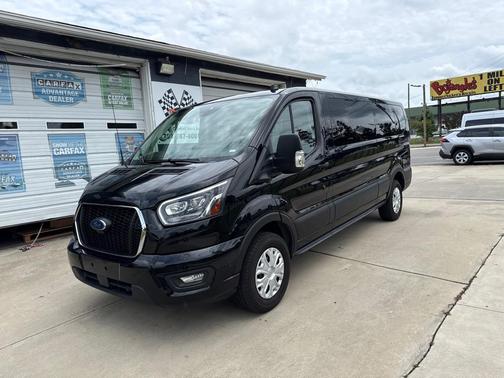 Agate Black Metallic 2023 Ford Transit-350 XL