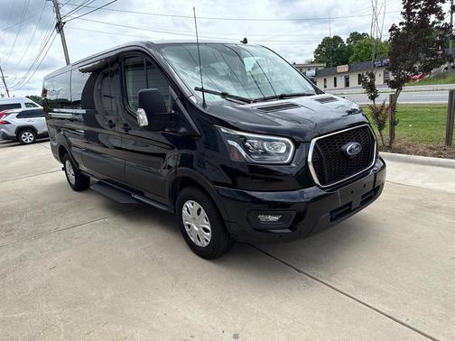 Agate Black Metallic 2023 Ford Transit-350 XL