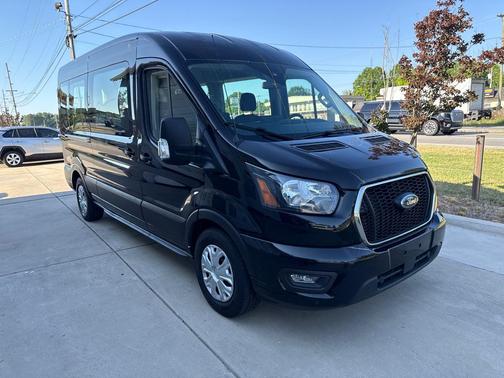 Agate Black Metallic 2023 Ford Transit-350 XL