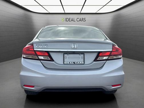 Alabaster Silver Metallic 2013 Honda Civic LX