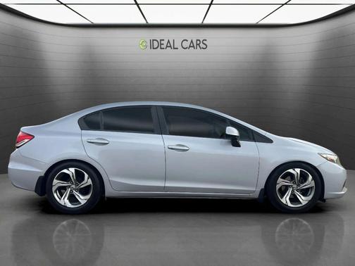 Alabaster Silver Metallic 2013 Honda Civic LX