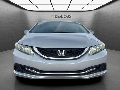 Alabaster Silver Metallic 2013 Honda Civic LX