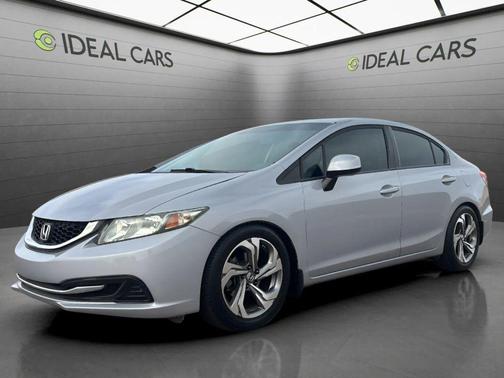 Alabaster Silver Metallic 2013 Honda Civic LX