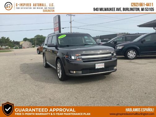 Gray 2018 Ford Flex Limited w/EcoBoost