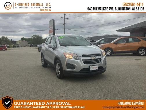 Silver Ice Metallic 2016 Chevrolet Trax LS