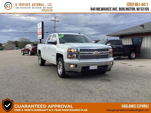 Summit White 2015 Chevrolet Silverado 1500 LT