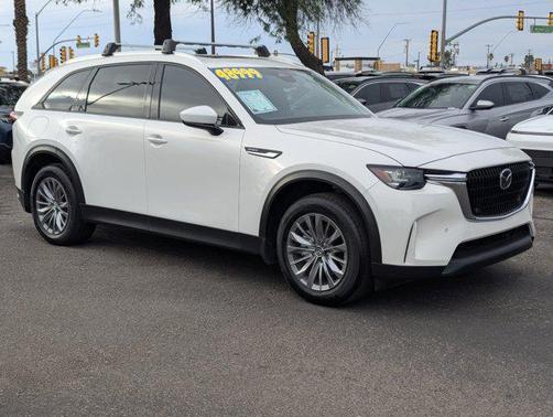 Rhodium White Premium 2025 Mazda CX-90 PHEV Preferred