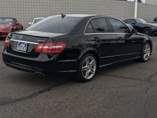 Black 2013 Mercedes-Benz E-Class 4DR SDN E350 4MAT