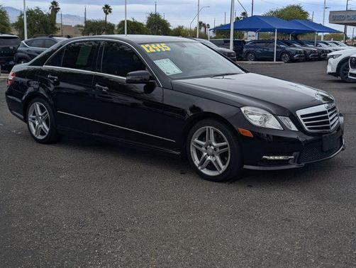 Black 2013 Mercedes-Benz E-Class 4DR SDN E350 4MAT