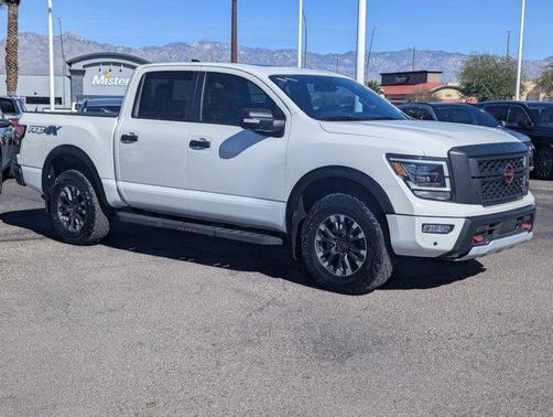 Glacier White 2024 Nissan Titan PRO-4X