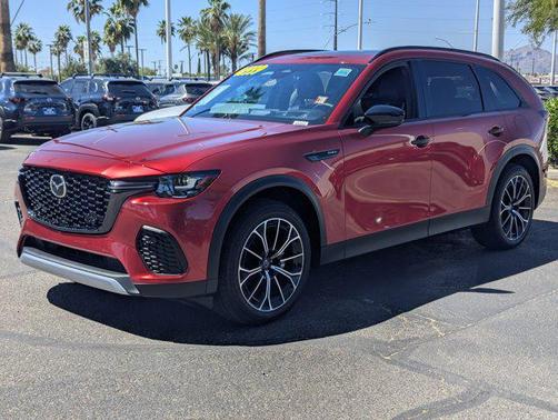 Soul Red Crystal Metallic 2025 Mazda CX-70 PHEV Premium Plus Package