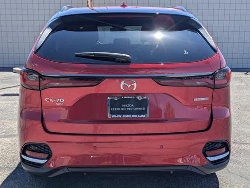 Soul Red Crystal Metallic 2025 Mazda CX-70 PHEV Premium Plus Package