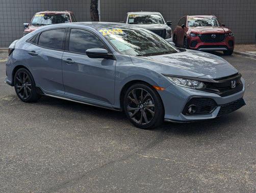 Gray 2018 Honda Civic Sport