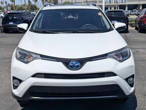 Super White 2017 Toyota RAV4 Hybrid XLE
