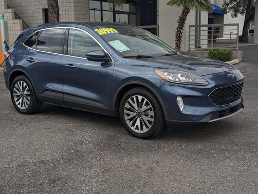 Blue Metallic 2020 Ford Escape Titanium